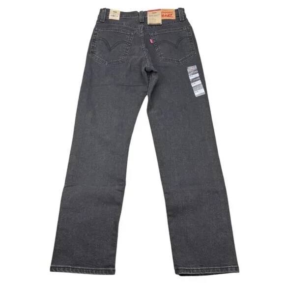 Levi's Women's Wedgie High Rise Straight Leg Jeans with Destruction Size 25 x 28 - Picture 6 of 8